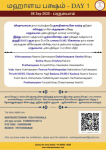 Mahalaya Paksham Day